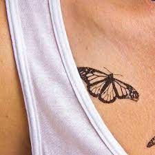 Common Tiger Butterfly Temporary Tattoo Set Of 3 Temporary Tattoo Tattoo Set Tattoos