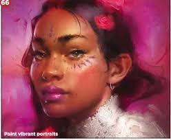 Paint vibrant portraits