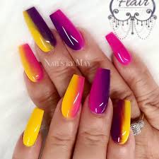 I will have available to sell very soon! Fabulous Neon Colors Ombre Nails To Try Naildesignsjournal Com