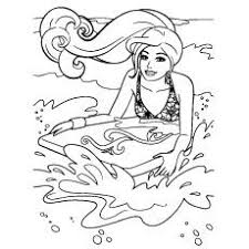 This barbie at the beach barbie printable is available for free in barbie coloring pages. Barbie On The Beach Coloring Pages