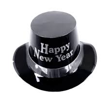 Black And Silver New Years Top Hat Top Hat Black Top Hat Silver