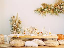 Low Dining Table Floor Seating Wedding Bridal Baby Shower Inspiration In 2020 Low Dining Table Floor Seating Floor Seating Living Room