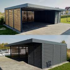 Organizing A Garage On A Budget Modern Carport Carport Designs Pergola Carport