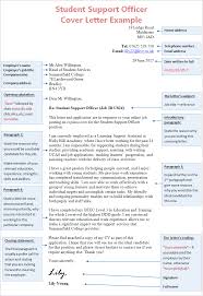 Student Support Officer Cover Letter Example Cv Plaza