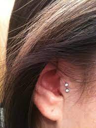 Double Tragus Cute Cartilage Piercing Piercings Unique Cute Ear Piercings