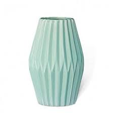Vase Origami Oblong Mint Bloomingville Vase Vert Deco Ambiance Deco
