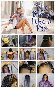 This is a beginner friendly parting hair tutorial. How To Box Braid Like A Pro On Your Own Head The Maria Antoinette