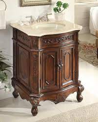 Wolf vanity tops deliver the selection and styles that are sure to bring together any bath. Chans Furniture Hf 3305m Tk 27 Spencer 27 Inch Brown Bathroom Vanity Cream Marble Countertop