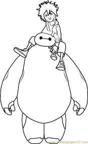 Wreck it ralph coloring pages; Hiro And Baymax Coloring Page For Kids Free Big Hero 6 Printable Coloring Pages Online For Kids Coloringpages101 Com Coloring Pages For Kids
