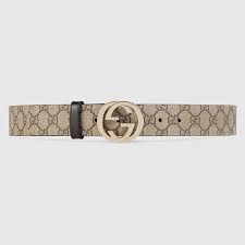 Browse the latest collections, explore the campaigns and discover our online assortment of clothing and accessories. Gg Supreme Beige Belt With Brass G Buckle Gucci Si
