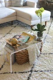 Clear plexiglass construction keeps rooms from feeling cluttered and adds airy, lightweight storage space to your home. Youngmenheaven Lucite Coffee Table Cb2