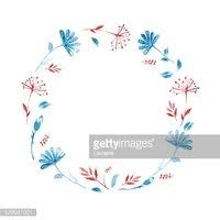 Wünschen sie regelmässig blumen oder pflanzen zu hause oder im büro. Vektor Aquarell Blumen Rahmen Clipart Bilder Vektor
