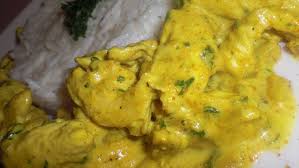 Poulet Au Riz Et A La Creme De Curry Recette Riz Au Poulet Recettes De Cuisine Curry