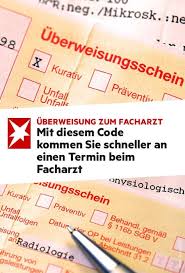 Mit Diesem Code Kommen Sie Schneller An Einen Termin Beim Facharzt Arzt Krankenschein Gesundheit Spruche