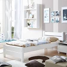 Wir haben unterschiedlichste hersteller & marken untersucht und wir zeigen fr ihnen als leser hier unsere resultate. Pharao24 Bett Dominico In Weiss Breite 110 Cm Liegeflache 100x200 Amazon De Kuche Haushalt Wohnen