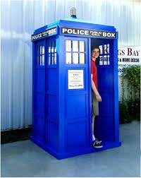 The programme depicts the adventures of a time lord called the doctor, an extraterrestrial being who appears to be human. English Police Call Box Doctor Dr Who Tardis Blue Phone Booth Full Size Kd The Kings Bay