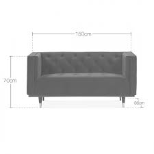 Only 2 left in stock (more on the way). Grau Samt Shawbrook 2 Sitzer Sofa Moderne Sofas Und Sessel