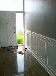 Front Door Hallways Picture Frame Moulding May Be A Great Way To Add Texture To That Area Without Adding Bu Updating House Diy Picture Frames Crafts New Homes