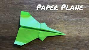 How To Make A Cool Paper Plane That Flies Exceptionally Well Paper Plane Paper Cool Stuff
