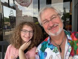 My best and most favorite fan with me… We can't wait to be open here in  Granbury! Cheers to everyone!!