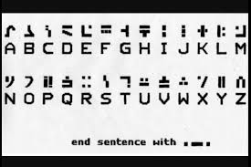 For All You Minecraft Lovers Does This Alphabet Ring Any Bells Alphabet Code Alphabet Symbols Alphabet