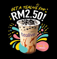 Tealive is more than just tea. Get Tealive Beverage For Rm 2 50 By Paying With Touch N Go Ewallet The Ideal Mobile