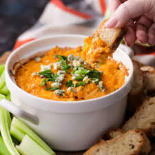 Buffalo chicken dip is hands down the perfect party food, because it tastes just like buffalo chicken wings. Buffalo Chicken Dip The Best Party App Baking A Moment