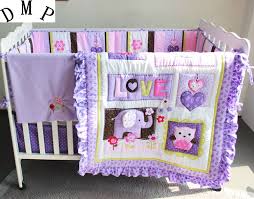 7pcs Purple Baby Bedding Set Baby Crib Bedding Sets Nursery Bedding 4bumper Duvet Bed Cover Bed Skirt Purple Baby Bedding Baby Crib Beddingnursery Bedding Aliexpress