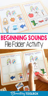 Do Your Students Love Hands On Activities Help Your Kids Master Beginning Sounds With This Fun Set Of File File Folder Activities Alphabet Preschool Preschool