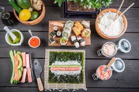 Green wheat vegetative stage field with barley wallpaper background. Images Kitchen Sushi Food Table Appointments