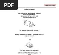 TM-9-2920-252-34-and-P | PDF | Electric Generator