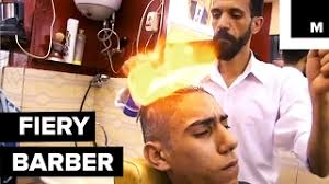 What percent of the american population is a redhead? This Barber Cuts Hair With Fire Youtube