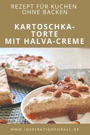 Sodann den duennfluessigen honig hineingeben und den topf im wasserbad 25 minuten lang unter staendigem ruehren kochen. Kartoschka Torte Mit Halva Creme Leckerer Kuchen Ohne Backen Rezepte Leckere Torten Kuchen Ohne Backen