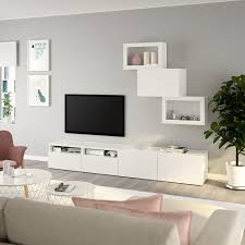 Besta Tv Komb Mit Vitrinenturen Weiss Lappviken Klarglas Weiss 240x42x190 Cm Alle Information Zum Produkt Erhalten Ikea Osterreich Tv Wanddekor Wohnzimmer Planen Wohnzimmer Dekor