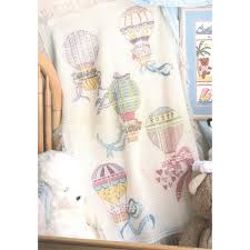 Cross stitch warehouse stock the complete range of afghan cross stitch designs that are available from all designers & design studios. Hot Air Balloons Baby Afghan Counted Cross Stitch Kit 29 X 45 18 Count Walmart Com Walmart Com