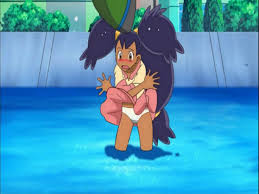 アニポケベストウィッシュ バスラオ鷲掴みに失敗 ３６話コラ コラ 鷲掴み