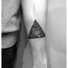 See more ideas about galaxy tattoo, space tattoo, cool tattoos. 43 Triangle Tattoos On Forearm