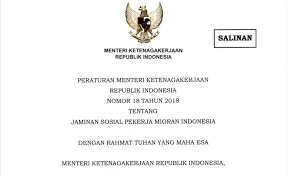 Mengeluarkan surat notifikasi untuk meminta pihak majikan melakukan pematuhan. Peraturan Menteri Ketenagakerjaan Ri Nomor 18 Tahun 2018 Tentang Jaminan Sosial Pekerja Migran Indonesia