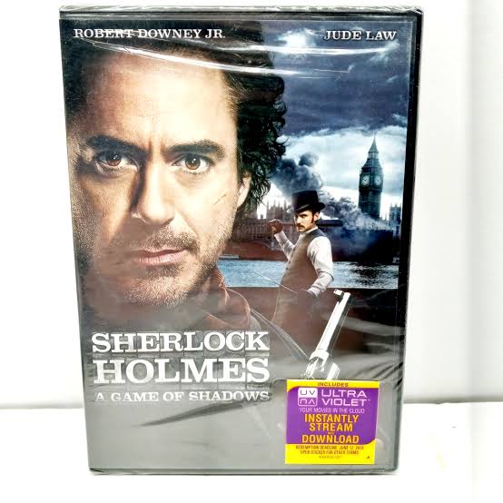 Sherlock Holmes A Game Of Shadows (DVD) Warner Bros. 2011 Robert Downey Jr.  (New