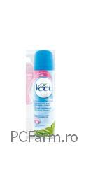 Découvrez comment la crème dépilatoire veet, dotée de la technologie silk & fresh™, peut vous apporter une peau douce, soyeuse et délicieusement parfumée. Crema Depilatoare Spray Cu Aloe Vera Si Vitamina E Pentru Piele Sensibila Veet 150 Ml 1 Spatula Epilare Pcfarm Ro