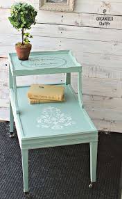 Thrift Shop Mid Century Modern End Table Upcycle Modern End Tables Rustic Furniture Diy Refinished End Tables