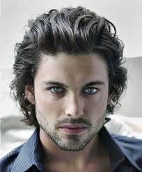 Men With Curly Haircuts For Thick Hair Flirty Wavy Hairstyles For Men Hairstyles 2017 Hair Colors And Haircut Wavy Hair Men Curly Hair Men Mens Hairstyles