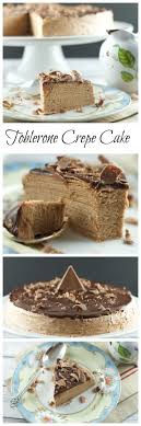 Toblerone Chocolate Crepe Cake 30 Crepes Layered With Toblerone Ganache And Topped With A Dark Chocolate Glaze A Chocolate Crepes Desserts Best Cake Recipes