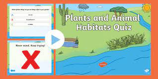 Some interact plants and animals depend on each other for several reasons, including production of. Plants And Animal Types Of Habitats Powerpoint Quiz Ks1