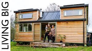 4.5t rating, dura gal steel, 75mm hitch doors and windows aluminium framed glass door to entry cavity sliding door to bathroom louvre windows to living and entry, frosted louvres to bathroom large timber window to living and loft walls and lining r1.5 insulation to walls clear finish ply to floors Dream Diy Tiny House With Amazing Kid Safe Loft Youtube