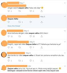 Penyebaran video atau gambar panas yang didakwa mirip selebriti bukanlah suatu hal yang baru. Itu Adalah Video Peribadi Saya Dan Suami Ini Komen Isteri Zaquan Adha Berkenaan Isu Video Lucah Tempatan Hiburan Trending Cari Infonet