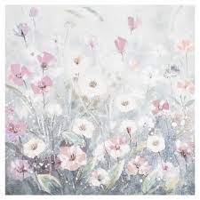 Meadowland flowers in summer in combe valley, east sussex, england. Summer Flower Meadow Art