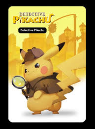 Detective Pikachu Custom Amiibo Card Topamiibocard Nintendo 3ds Games Pikachu Game Pikachu