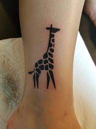 My First Tattoo Giraffe Tattoo By Tracy At Heroic Ink Giraffe Print Tattoos Giraffe Tattoos Girraffe Tattoo