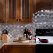Xuaniny metal backsplash shiny tile peel and stick mosaics for kitchen backsplashes, 11.8x11.8 aluminum surface 3d wall sticker panel metal mosaic (5 sheets, silver, thicker design) $21.03 $ 21. Brushed Aluminum Backsplash Whaciendobuenasmigas
